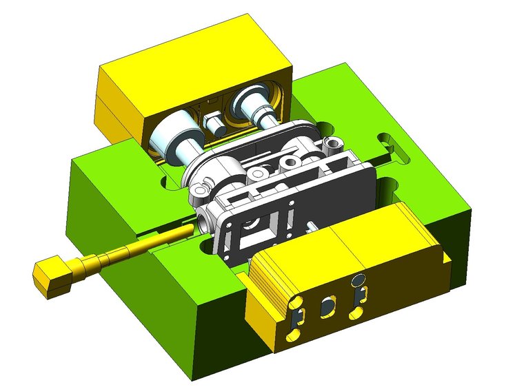 次元ＣＡＤでの金型構成部品図