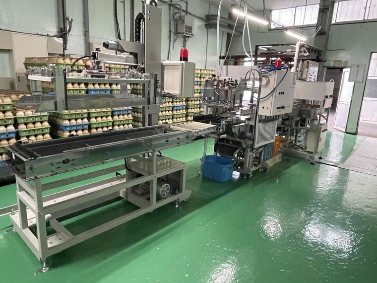 工場内（自動菌掻機）